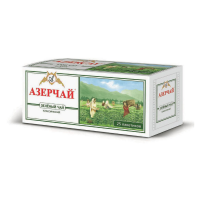 Чай АЗЕРЧАЙ* 25п (Зеленый) классик. сашет (24)