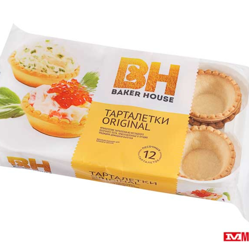 ТАРТАЛЕТКИ (оригинальные) 180гр*12шт Бакер Хаус