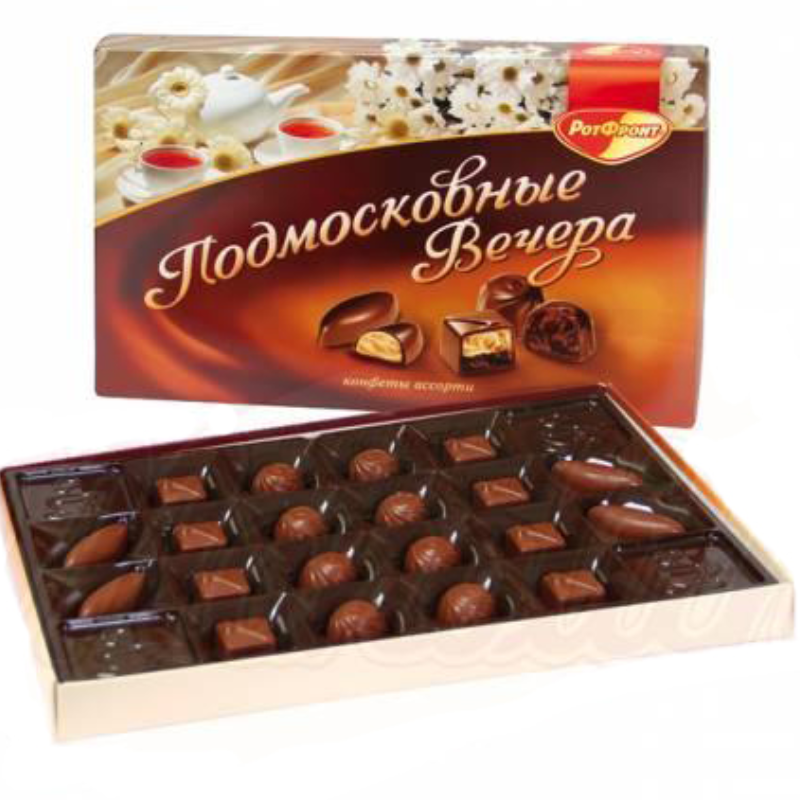 Подмосковные вечера 200гр*10шт наборы конфет Кр.Окт