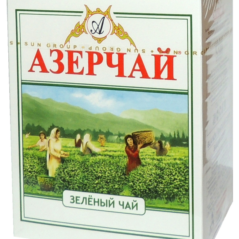 Чай АЗЕРЧАЙ 100гр (Зеленый классик) (30) карт.уп Чай АЗЕРЧАЙ 100гр (Зеленый классик) (30) карт.уп