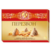 Перезвон 220гр*6шт (Ваф.крошка) Сладко набор конфет (Красные)