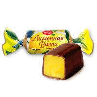 Лимонная Вилла 1кг*4уп АЗОВ конфеты (помадные глазир)