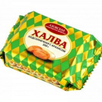 Халва (фас) 350гр*16шт (с Арахисом) Азов ШТУЧНО
