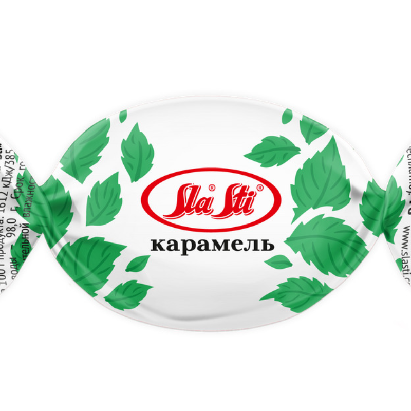 Сласти Вкус МЯТА 1кг*5упак Тольятти карамель