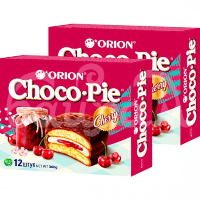 Чокопай №12 ОRION 360гр*12шт (ВИШНЯ)
