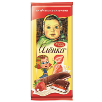 Аленка 87гр*10шт (Клубн-Сливки) Кр.Окт. шоколад ШТУЧНО