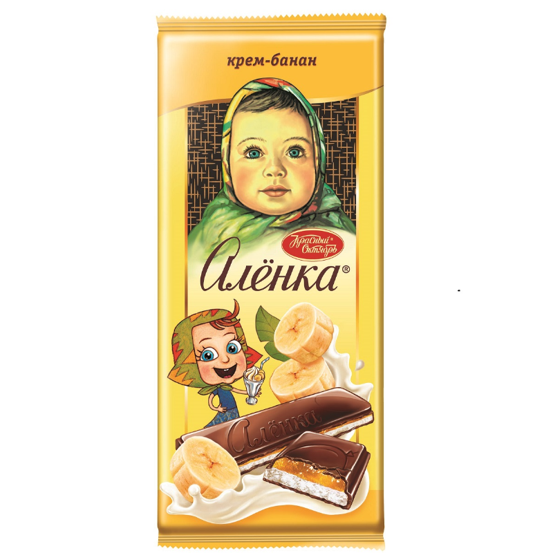 Кр октябрь шоколад Аленка молочный 90г