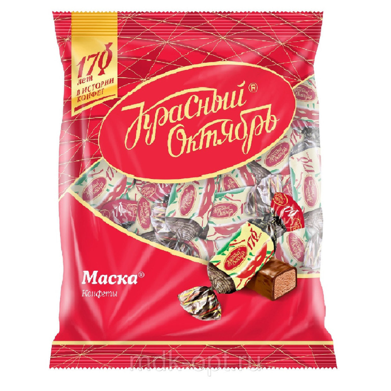 МАСКА 250гр*10уп конфеты Кр.Октябрь МАСКА 250гр*10уп конфеты Кр.Октябрь
