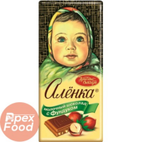 Аленка 90гр*15шт (Фундук) Кр.Окт. ШТУЧНО