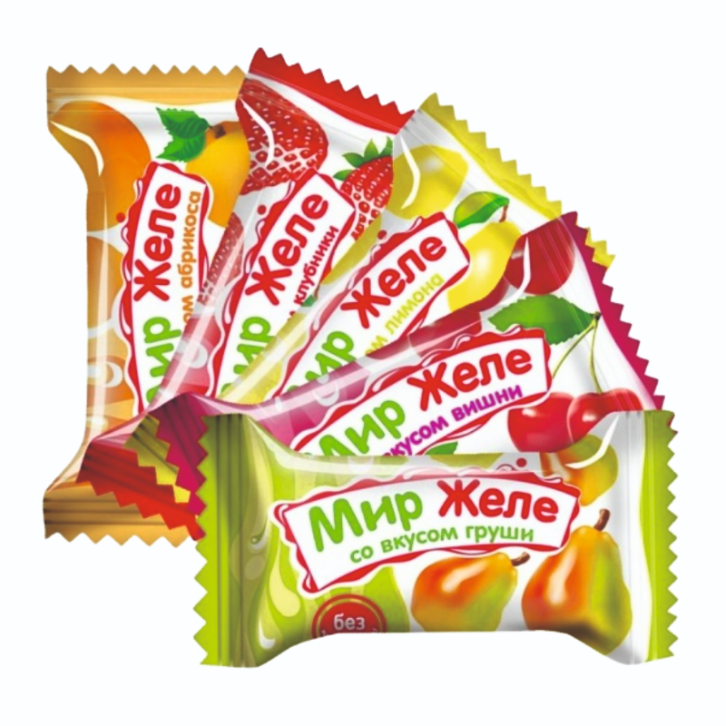 Мир Желе (МИКС) 1кг*4уп Невский конфеты