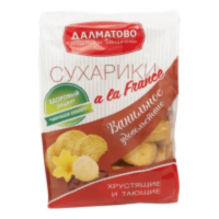 СУХАРИКИ Д* 200гр*15уп (Ванильное удовольствие) Далматово