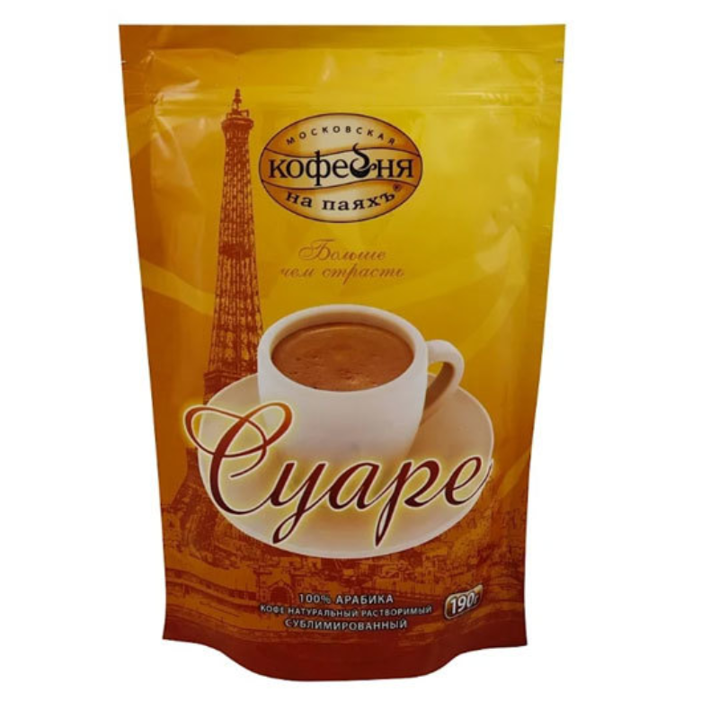 Кофе Кофейня на паяхъ Суаре 75гр М/У (12) Кофе Кофейня на паяхъ Суаре 75гр М/У (12)