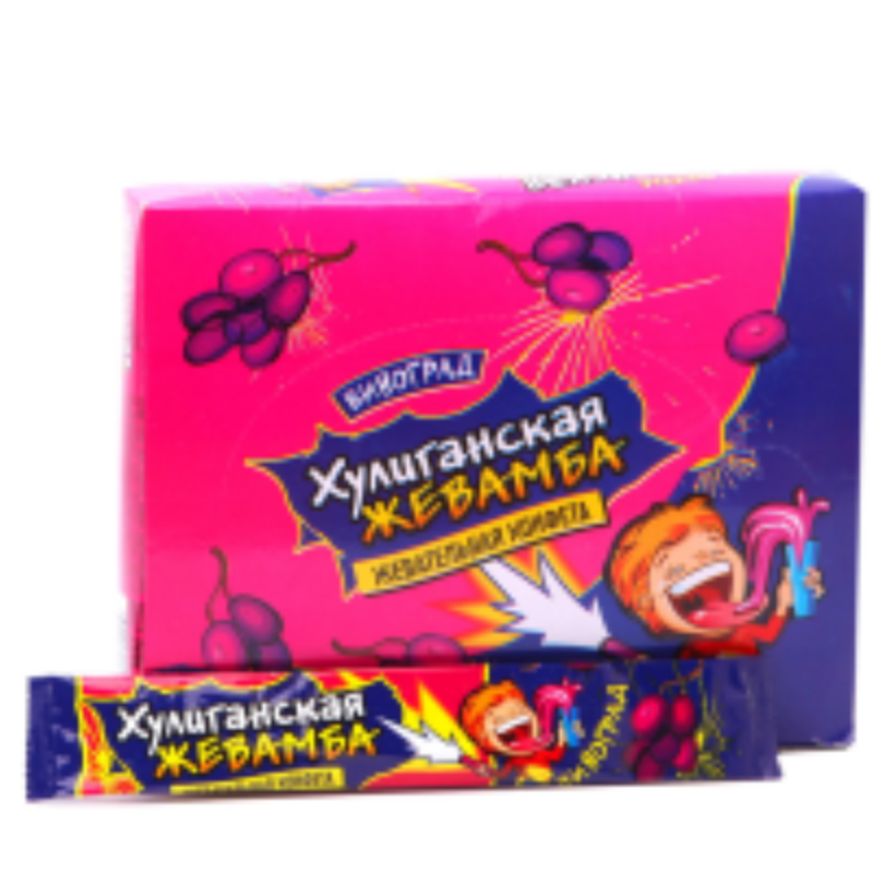 Хулиганская ЖЕВАМБА 12гр*24шт Жев.конфета