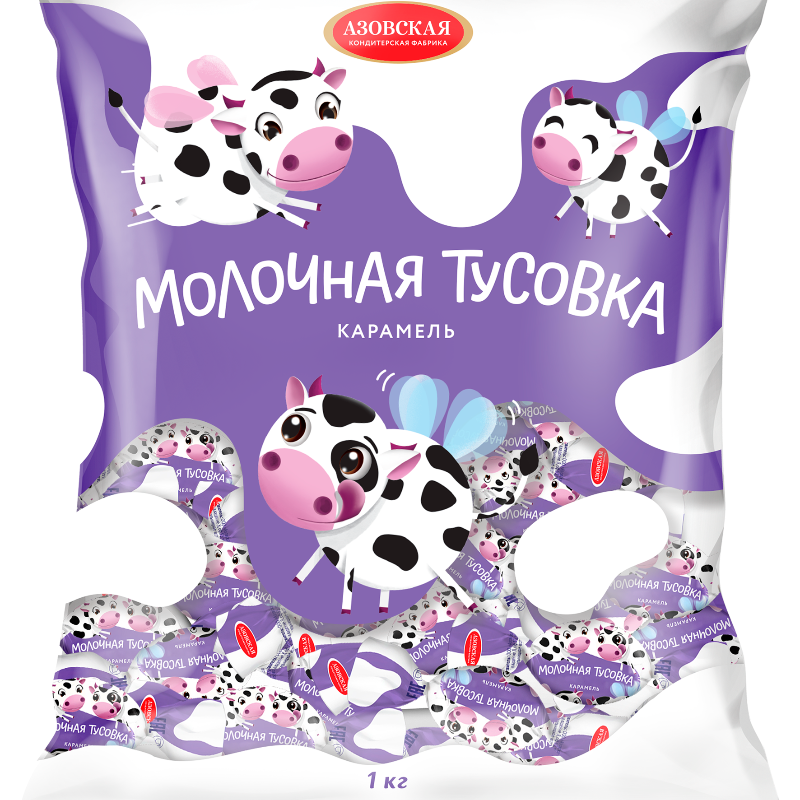 Молочная тусовка 1кг*4уп кар-ль с нач. Азов