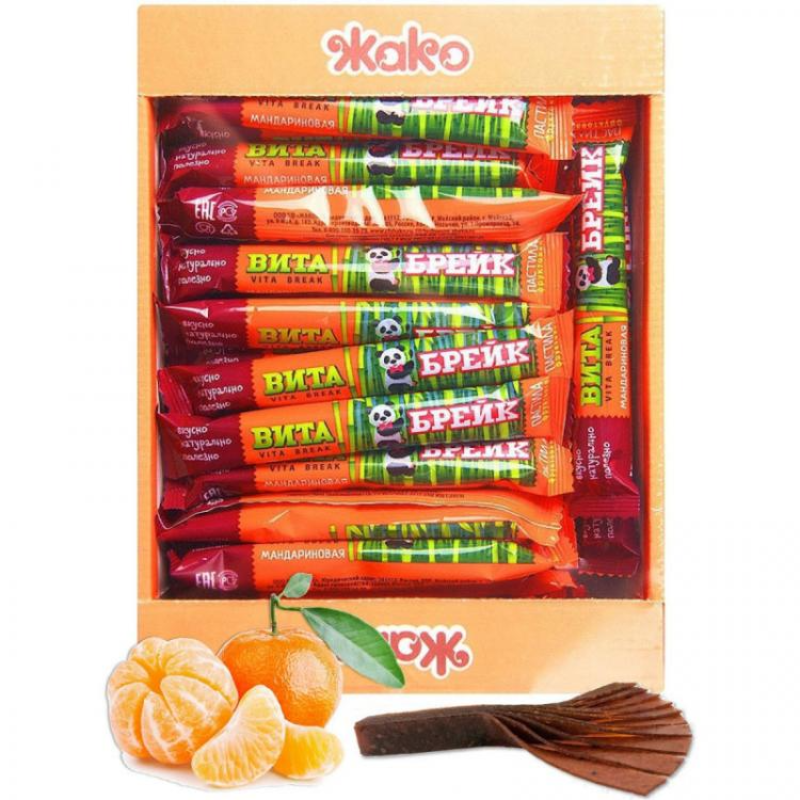 Пастила ЖАКО 1кг (Мандариновая) Пастила ЖАКО 1кг (Мандариновая)