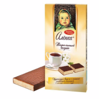 Тр Аленка 250гр*15шт Кр.Октябрь ваф. торт