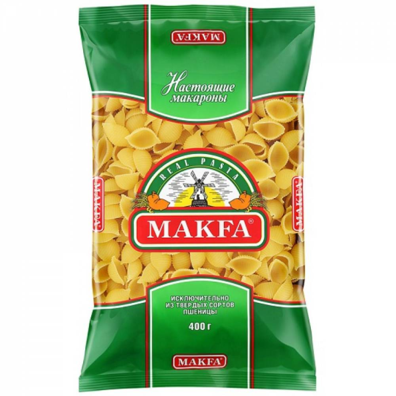 Макфа* РАКУШКИ 400гр*20шт Макфа* РАКУШКИ 400гр*20шт