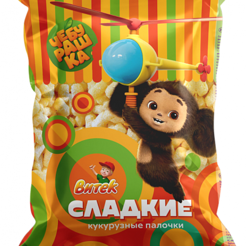 Кук. палочки ВИТЕК 350гр*8шт ЧЕБУРАШКА