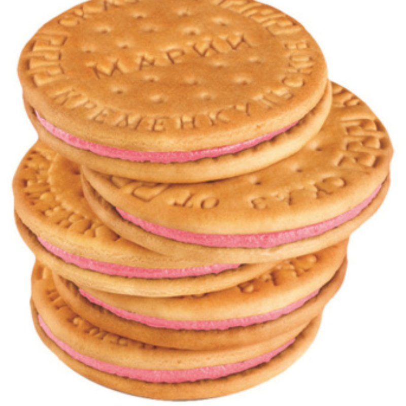 Кременкульское ! "Сэндвич-клубника" 2,4кг Сказ от Марии печенье (343)