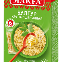 Макфа КРУПА Булгур 400гр*9шт (6 порций)