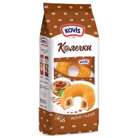 Колечки KOVIS 240гр*6шт (вар.сгущенка) ШТУЧНО