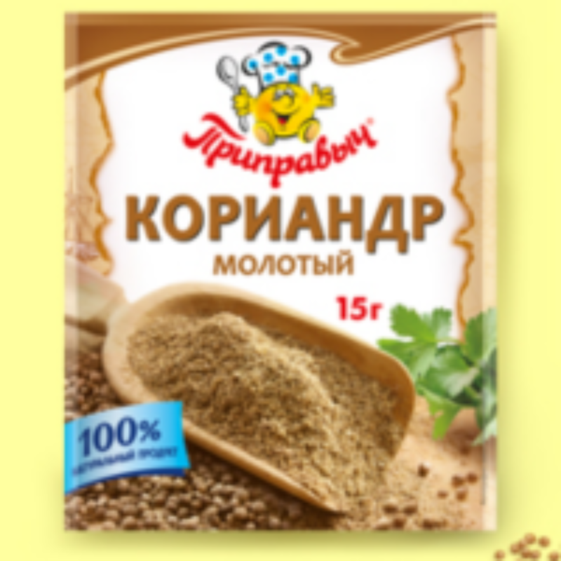 Кориандр Молотый 15гр*24шт Приправыч Кориандр Молотый 15гр*24шт Приправыч