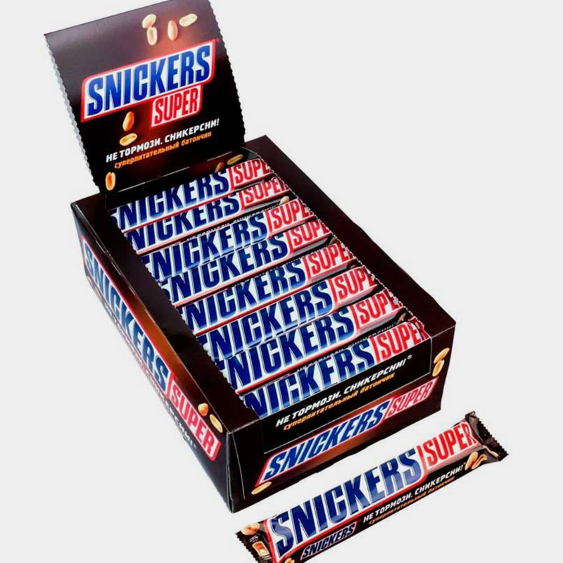 Шоколадный батончик snickers