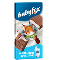 (витрина) БЭБИФОКС 90гр*14шт (молочный) шок-д ШТУЧНО
