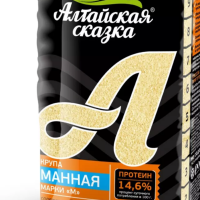 КРУПА (Манная) 700гр*12уп М/У Алтайская Сказка