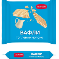 вф Д* 150гр*12шт ТОП.МОЛОКО вафли Далматово