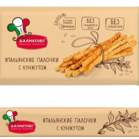 Фас ГРИССИНИ (кунжут) 110гр*11шт печенье Далматово
