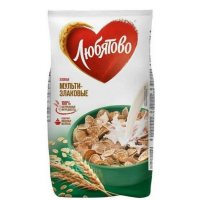 сух.затрак ЛЮБЯТОВО (Мягк.упак) 250гр*9шт (Хлопья Мультизлак.зерновые)