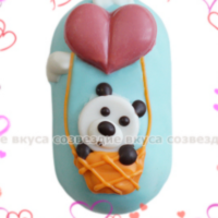 912 МИШКА на Воздушном шаре 0,6кг Шоколадные Виланки Пенза