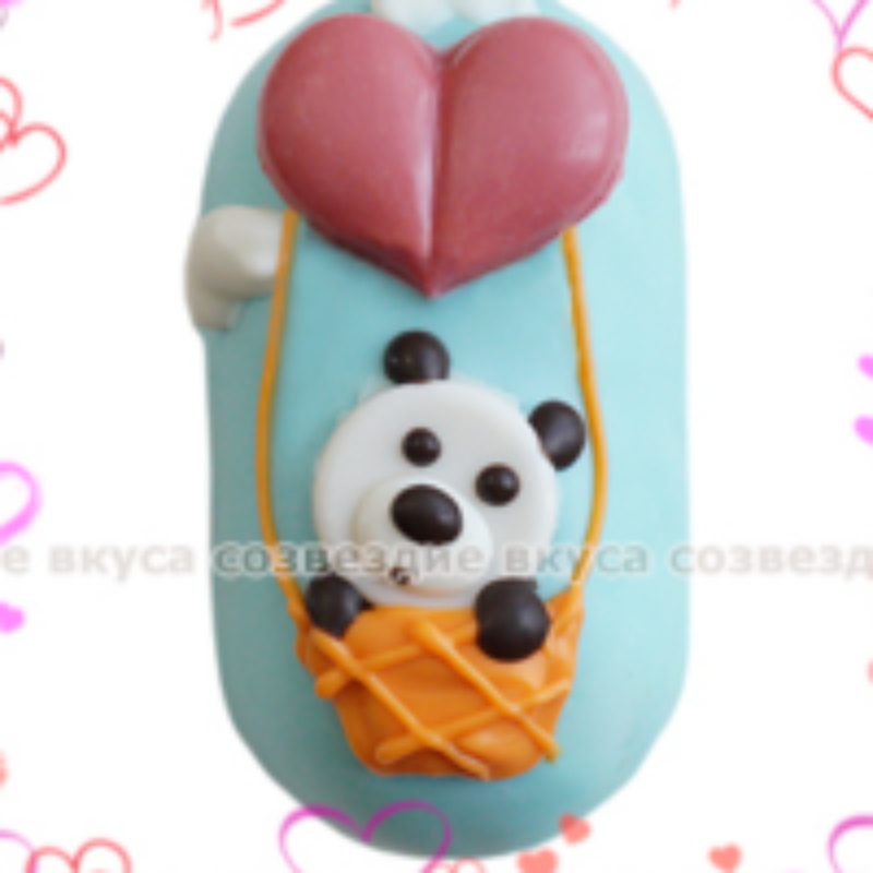 912 МИШКА на Воздушном шаре 0,6кг Шоколадные Виланки Пенза