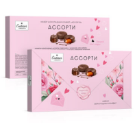 Открой своё Сердце (КОНВЕРТ) 130гр*14шт Кутюрье набор конфет