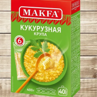 Макфа КРУПА Кукурузная 400гр*9шт (6 порций)