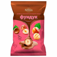 Озерский Сувенир (708) ФУНДУК в тёмн.шок 500гр*10уп конфеты