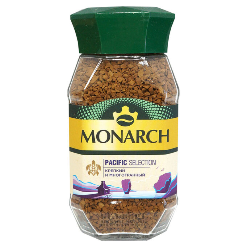 Кофе МОНАРХ 90гр (ПАСИФИК Селекшен) Ст/б (12)