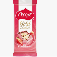 РОССИЯ 85гр*10шт Дуэт в Клубничном Шоколад ШТУЧНО