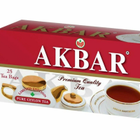 Чай АКБАР 25 пак черный с/я (красно-белая) (24)