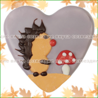 1049 ЁЖ с МУХОМОРОМ Зефир 0,6кг Шоколадные Виланки Пенза