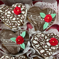 Торт Сердце Ажурное 2кг Сопкалов