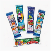 (НГ - шоколад) "Волшебница Зима" 20гр*28шт молоч.плитка