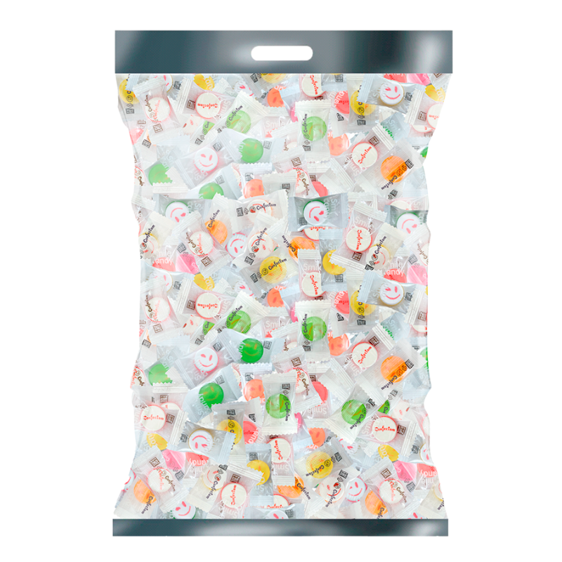 Конфектум 1кг*3уп СМАЙЛ КЕНДИ (Микс) карамель