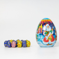 (НГ - набор конфет АТАГ) ЯЙЦО (С НГ и Рождеством) 150гр*12шт