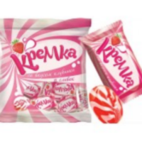 КРЕМКА (клубника) 1кг*6уп Н-Тагил карамель