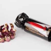 (Атаг) КОНФЕТА 200гр*10шт (Поздравляем наст.мужчин) набор конфет