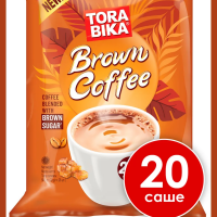 КОФЕ 3в1 TORABIKA 25гр*20шт м/уп (BROWN COFFEE)