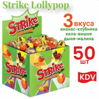 Чупс (СТРАЙК) 11гр*50шт карамель на палочке