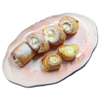 Слоеные Рулетики 2кг (с КРЕМовой начинкой) печенье Сл.Фантазия